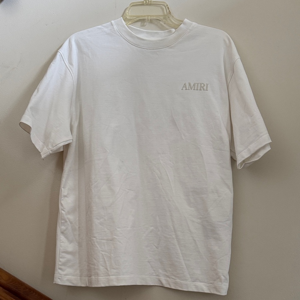 AMIRI Classic White Short Sleeve Tee